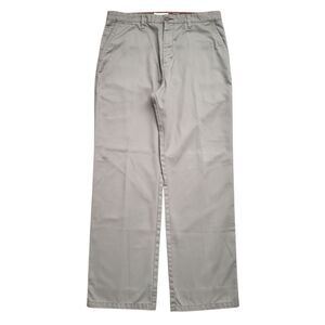 Vintage Quiksilver Pants Mens 34 Beige Relaxed Baggy Straight Leg Skater Y2K